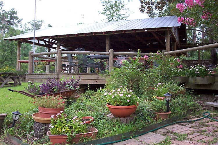 Relax and enjoy nature on outside deck - located at main Lodge